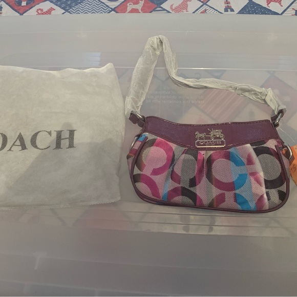 Coach flawless multi colored bag - Picture 2 of 8